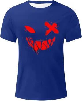Men Graphic T Shirts,Men's T-Shirt Funny Graphic Relaxed Fit Athletic Running Tee Lightweight
