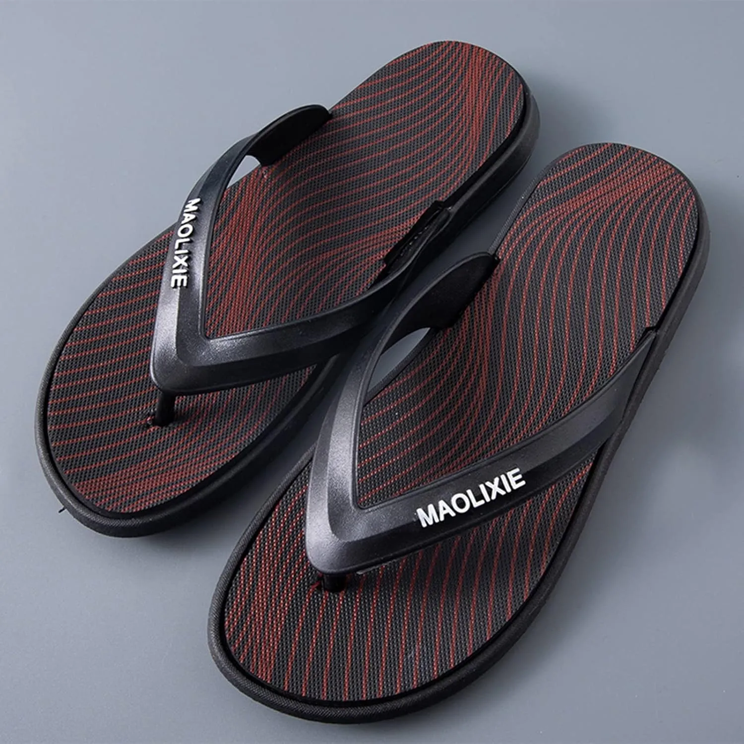 Men Sandals Flip Flops Fashion Casual Personality Slippers Comfortable Wear Breathable Flip Flops for Men Shower