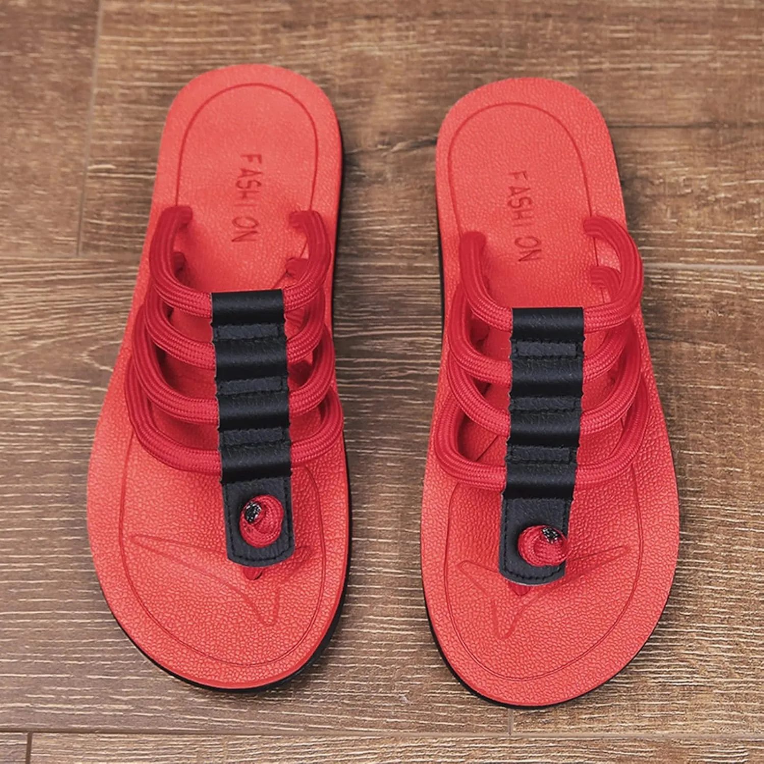 Men Sandals Flip Flops Fashion Casual Personality Slippers Comfortable Wear Breathable Slippers Flip Flops Shoes