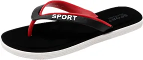 Men Shoes Fashion Beach Flip Flops Flat Toe Sandwich Beach Flip Flops for Men Flip Glop Sandals