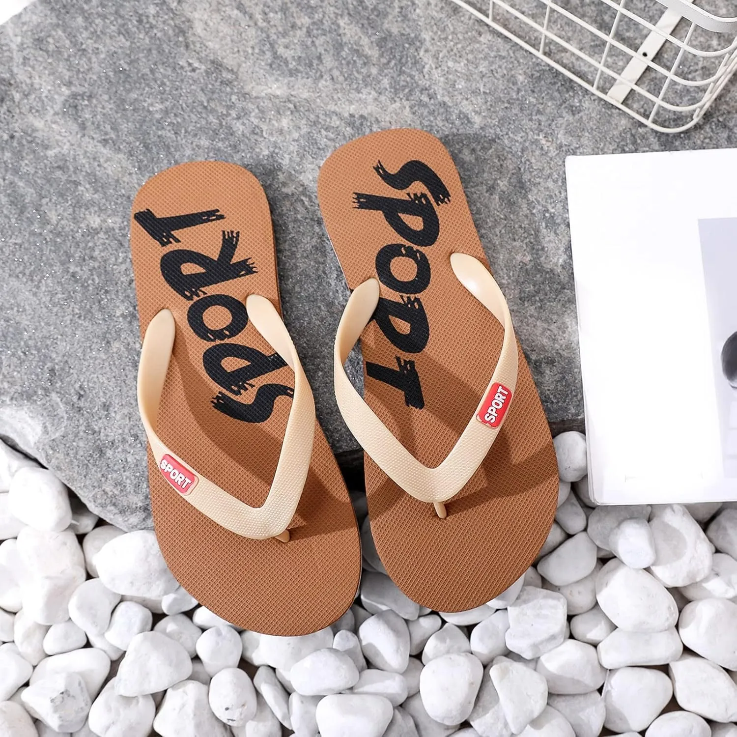 Men Shoes Flat Herringbone Slippers Fashion Casual Beach Casual Sandals Beach Slippers Men Flip Flops