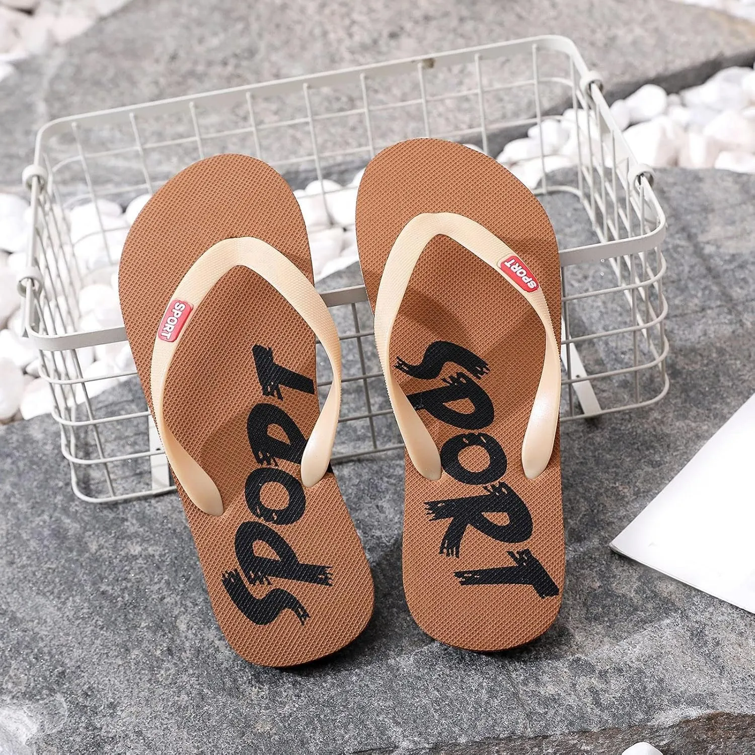 Men Shoes Flat Herringbone Slippers Fashion Casual Beach Casual Sandals Beach Slippers Men Flip Flops