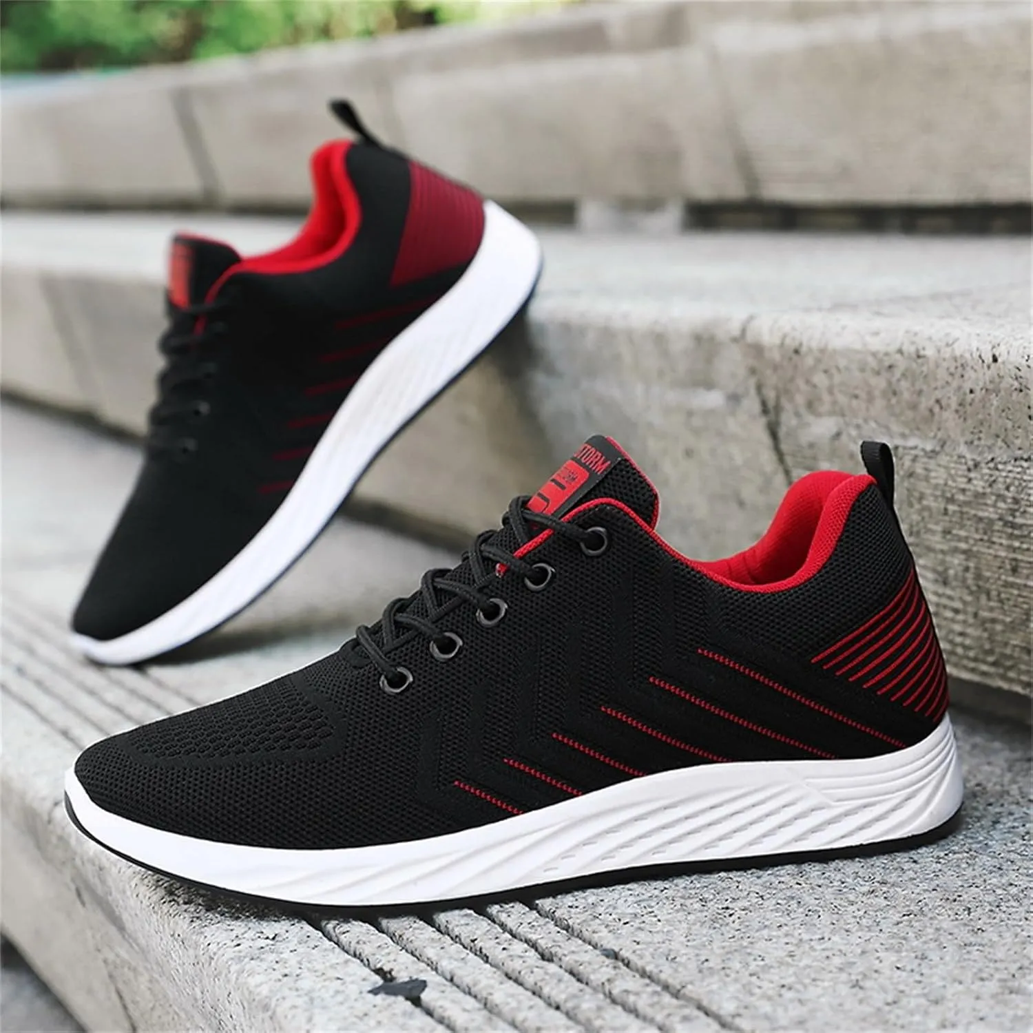 Men Slip on Walking Shoes Comfortable Memory Foam Ultra Lightweight Breathable Fashion Sneakers Non Slip Arch Support Cushioning Training Gym Shoes Wide Width