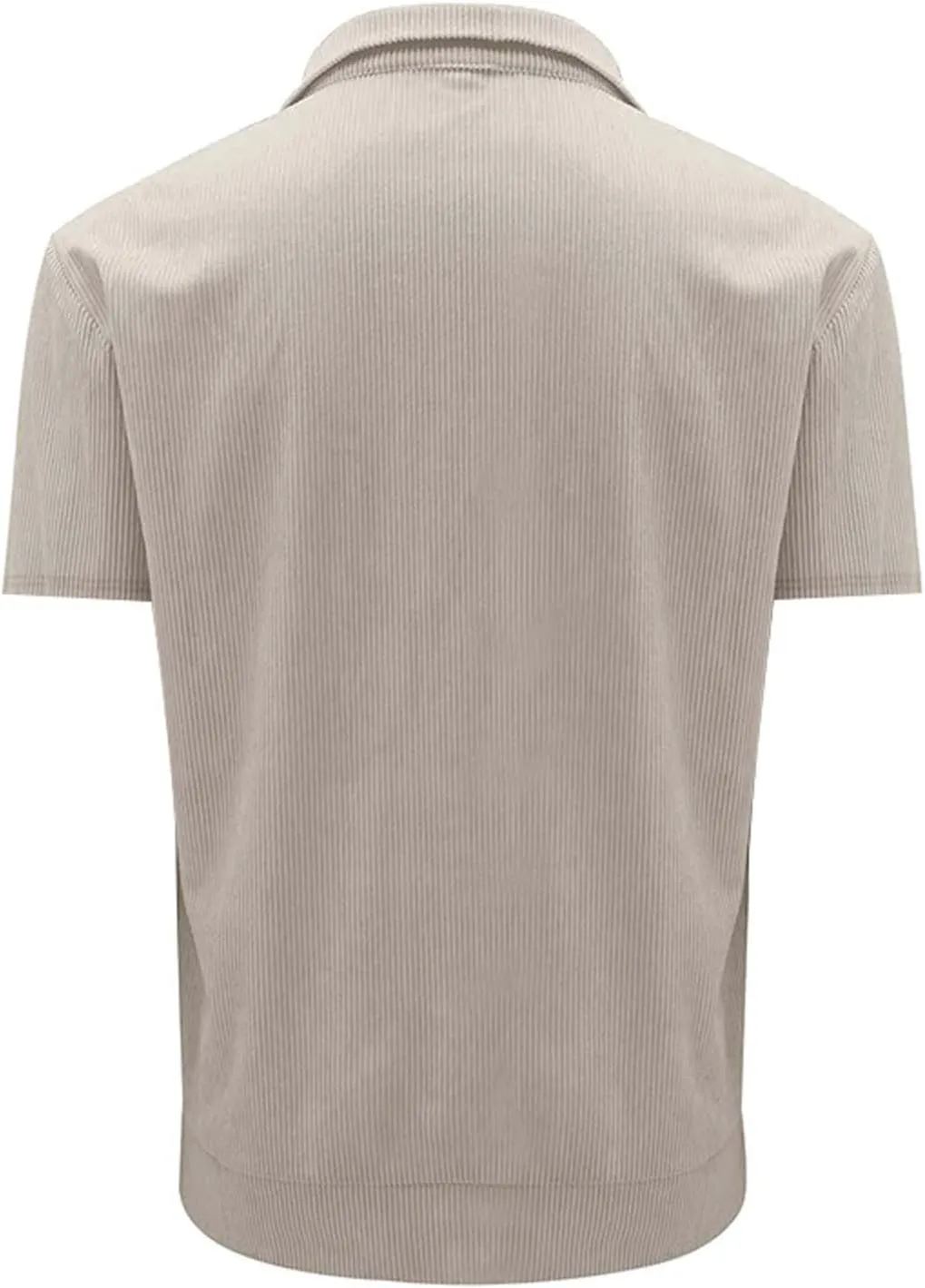 Mens 1/4 Button Sweater Short Sleeve Stand Collar Mens Sweatshirt Thermal Shirt Men's Sweatshirts No Hood, Mens Hoodie