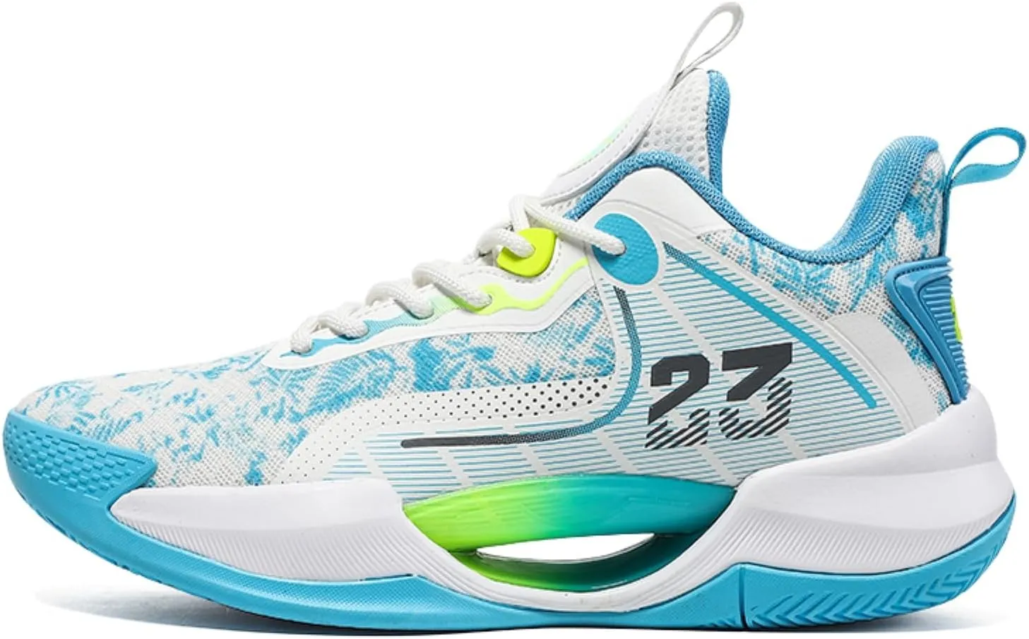 Men's and Women's Basketball Shoes Breathable Mesh High Rebound Sneakers