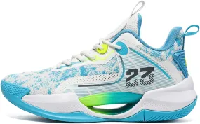 Men's and Women's Basketball Shoes Breathable Mesh High Rebound Sneakers