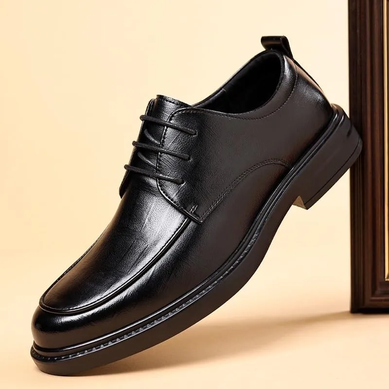 Men's Business Formal Oxford Shoes - Flexible Outsole Design for All-Day Seminars, Business Lectures & Training Sessions