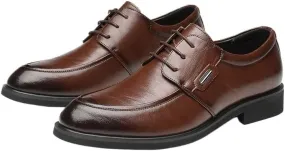Men's Business Office Wedding Oxfords Breathable Lace-up Casual Comfortable Walking Shoes
