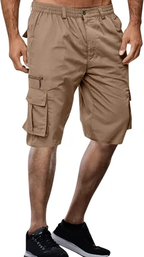 Men's Cargo Pants Baggy Shorts Mens Cargo Shorts Cotton Work Shorts Multi Pocket Casual Workout Shorts Loose Shorts
