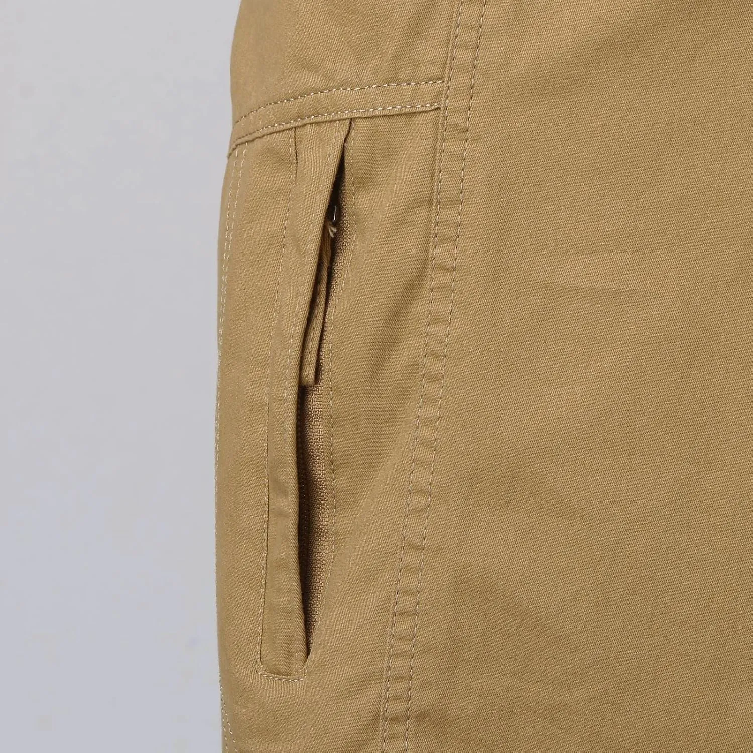Mens Cargo Shorts Men's Elastic Waist Multi Pockets Work Shorts Knee Length Tactical Hiking Shorts Golf Shorts