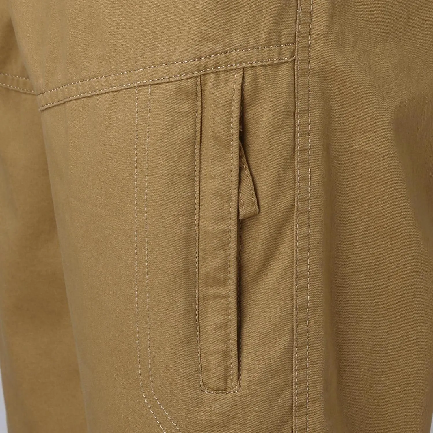 Mens Cargo Shorts Men's Elastic Waist Multi Pockets Work Shorts Knee Length Tactical Hiking Shorts Golf Shorts