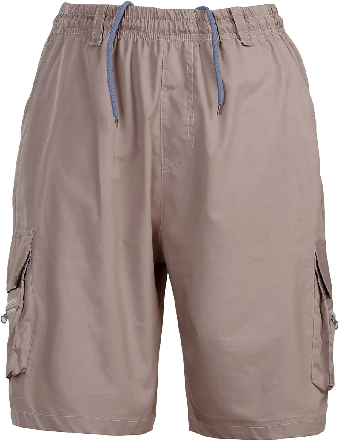 Mens Cargo Shorts Mens Shorts Casual Comfortable Workout Shorts Drawstring Zipper Pockets Elastic Waist Shorts Pant