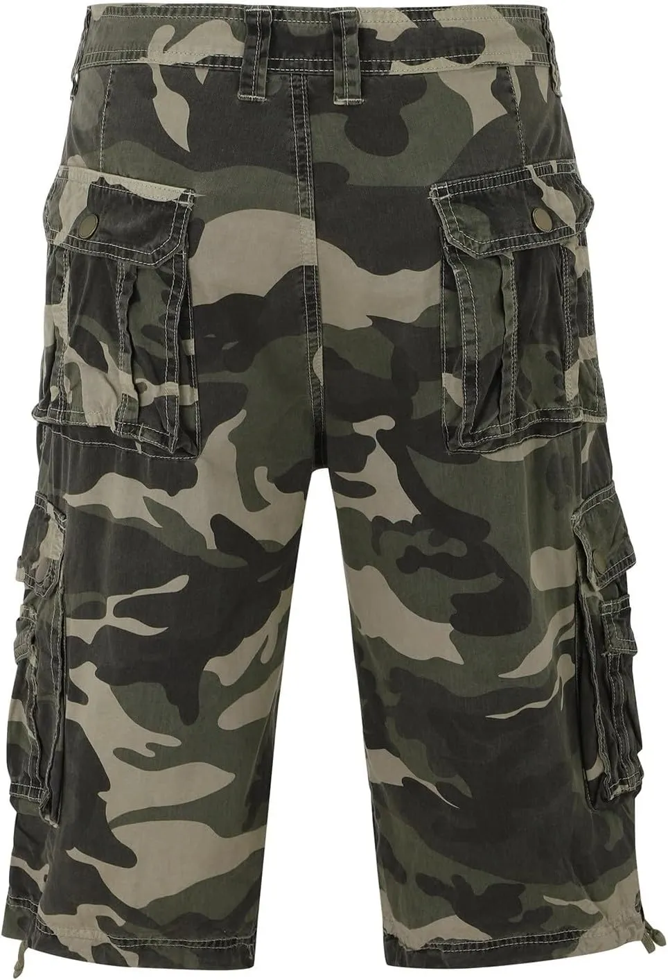 Mens Cargo Shorts Summer Shorts Camo Outdoor Hiking Shorts Tactical Military Training Shorts with Multi Pockets