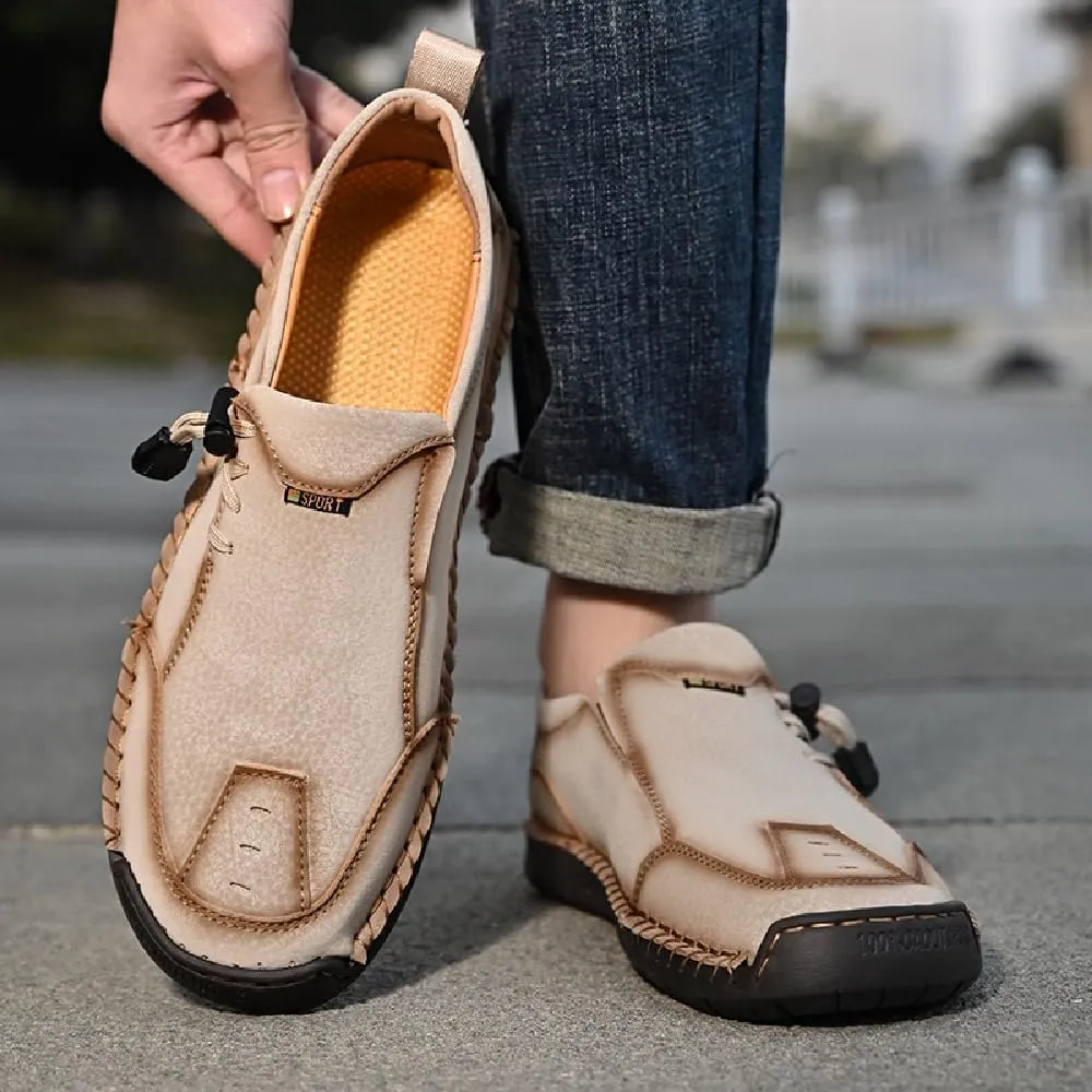 Mens Casual Loafers Lightweight Walking Shoes Slip Resistant Driving Shoes Comfortable Fashion Oxford Shoes