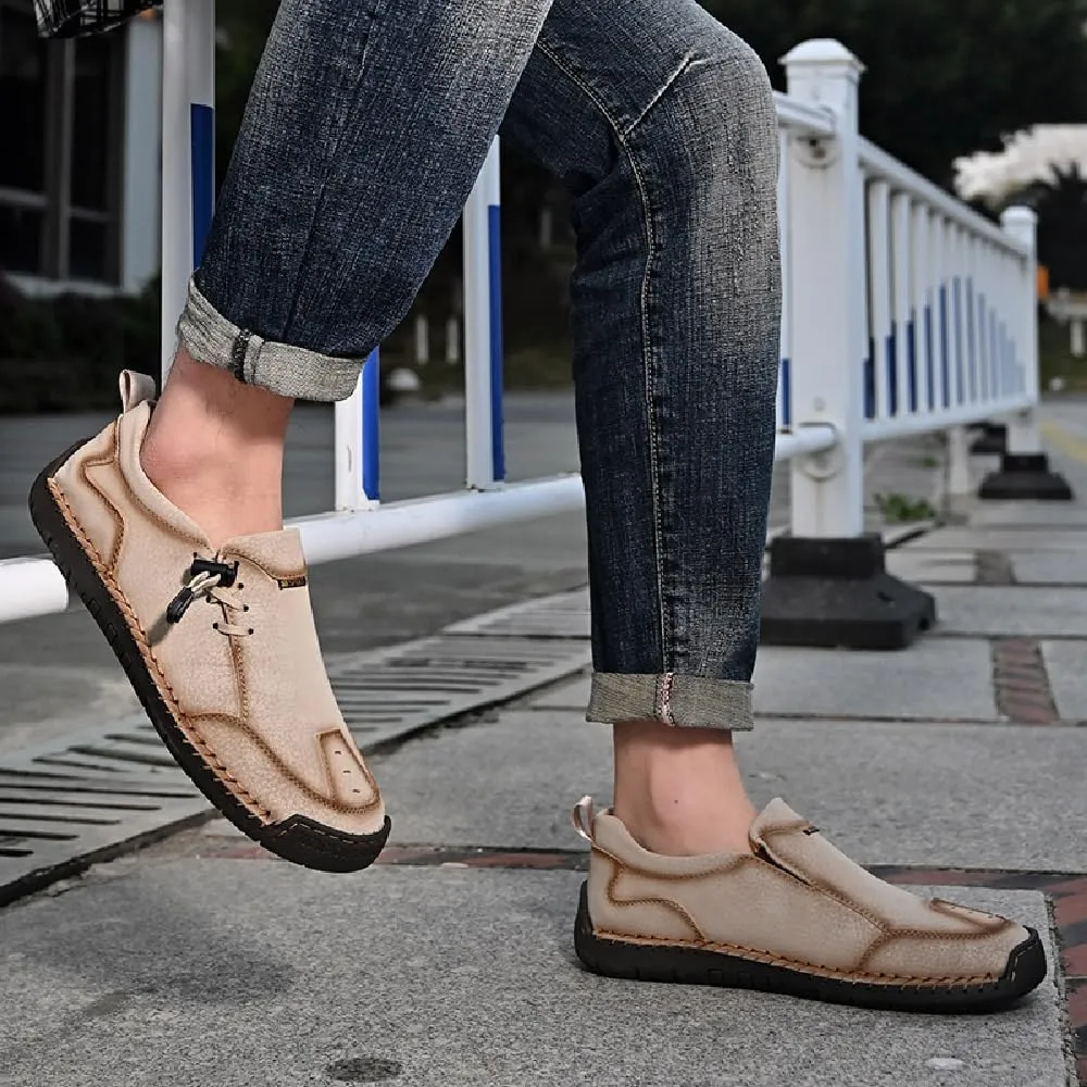 Mens Casual Loafers Lightweight Walking Shoes Slip Resistant Driving Shoes Comfortable Fashion Oxford Shoes