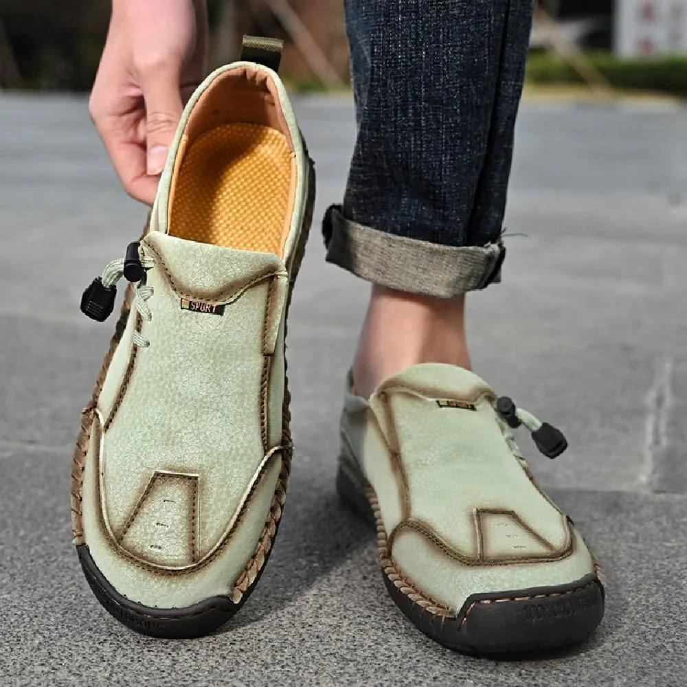 Mens Casual Loafers Lightweight Walking Shoes Slip Resistant Driving Shoes Comfortable Fashion Oxford Shoes