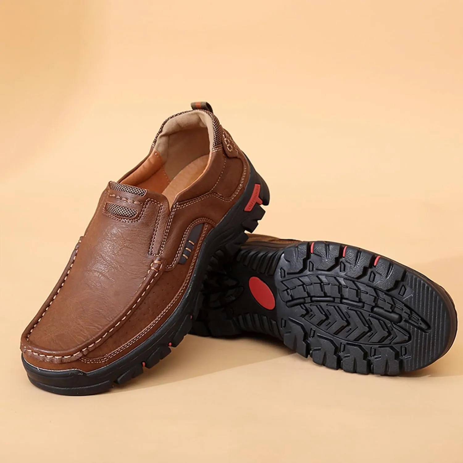 Men's Casual Penny Loafers Comfort Sofft Moccasins Platform Anti-Slip Slip On Walking Shoes for Work, Driving, Partying and Walking