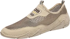 Men's Casual Sandals Closed Toe Comfortable Mesh Outdoor Fisherman Shoes Lightweight Walking Sandals for Male