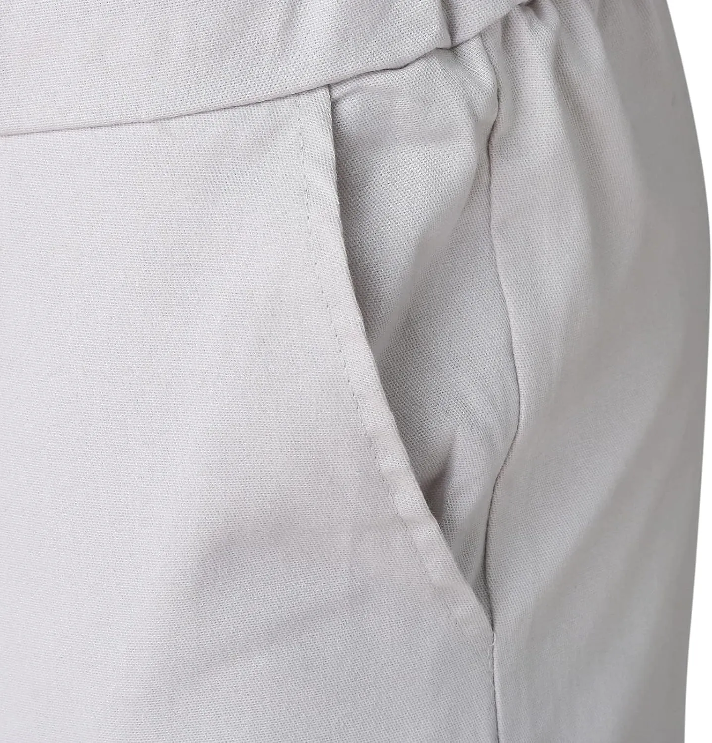 Mens Casual Shorts - Cotton Drawstring Summer Beach Stretch Twill Chino Golf Shorts Classic Shorts Casual Shorts