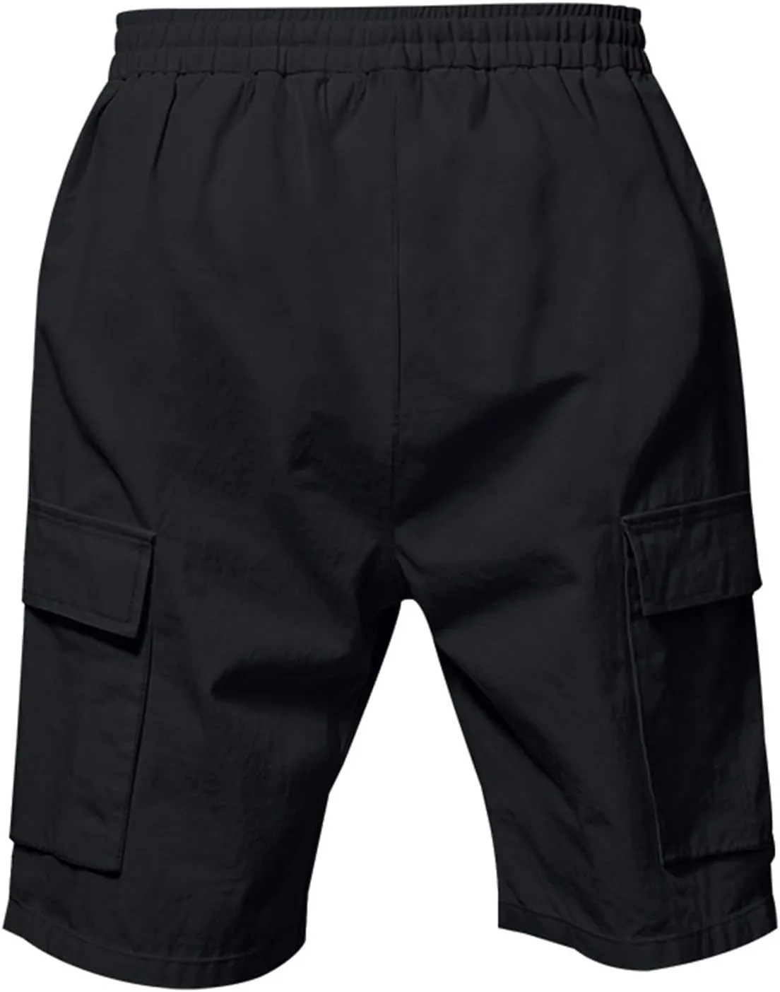 Mens Casual Shorts Summer Beach Elastic Waist Drawstring Shorts Lightweight Quicky Dry Vacation Shorts