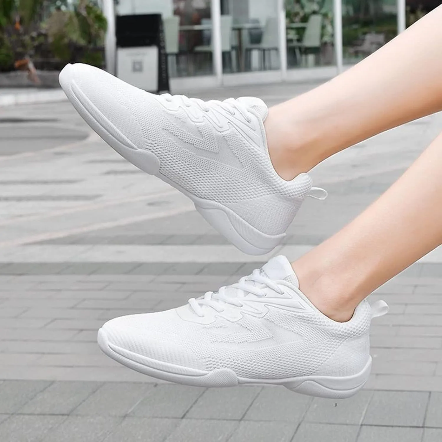 Men's Competitive Sports Cheerleading Shoes Training Shoes Breathable Mesh Comfortable Soft Sneaker Rack for Men Bedroom
