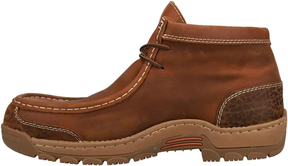 Mens Crafton Waterproof Moc Toe Work Safety Shoes Casual - Brown