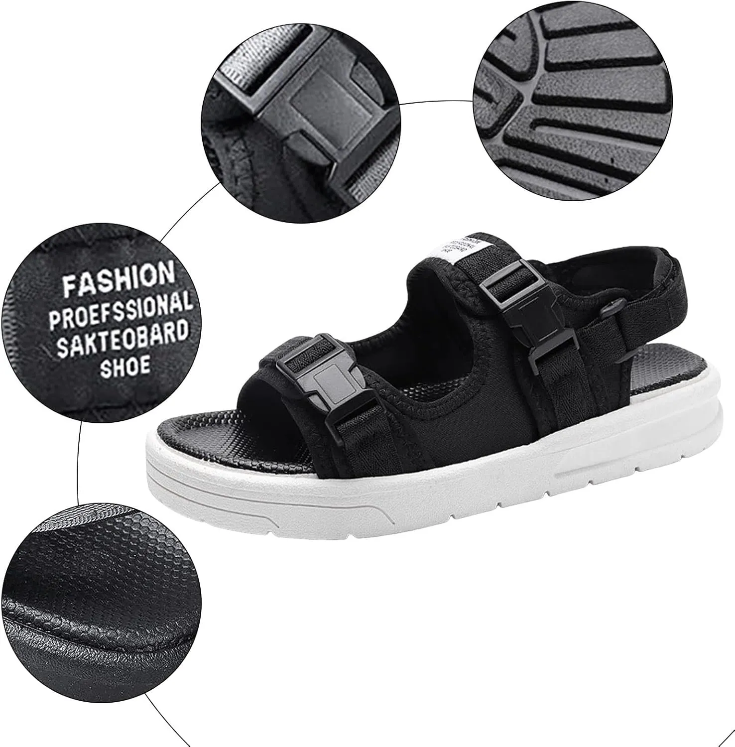 Mens Dress Sandals Outdoor Beach Men's Sandal Fashion Casual Solid Color Soft Bottom Mens Slide Sandals Size 12 Leather