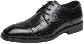 Mens Dress Shoes Comfortable Fashion Genuine Leather Shoes Men Daily Business Casual Shoes Mens Waterproof Shoes Men Work Oxford Shoes