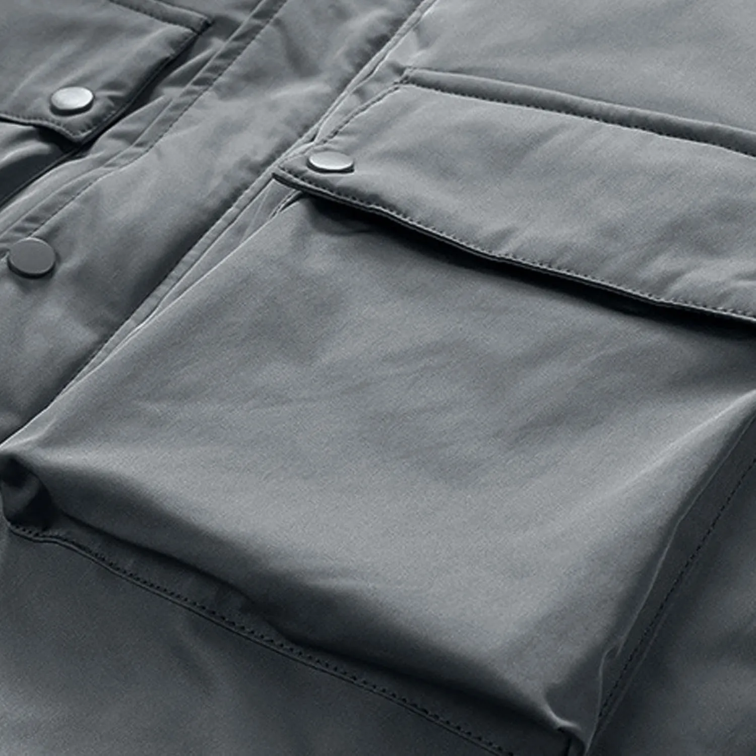 Men's Fleece Lined Parka Jacket with Fur Hood Warm Winter Trench Coats Long Windproof Windbreaker Overcoat