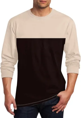 Mens Graphic T-Shirts Fall Casual Crew Neck Shirt Long Sleeve Designer Vintage Clothing