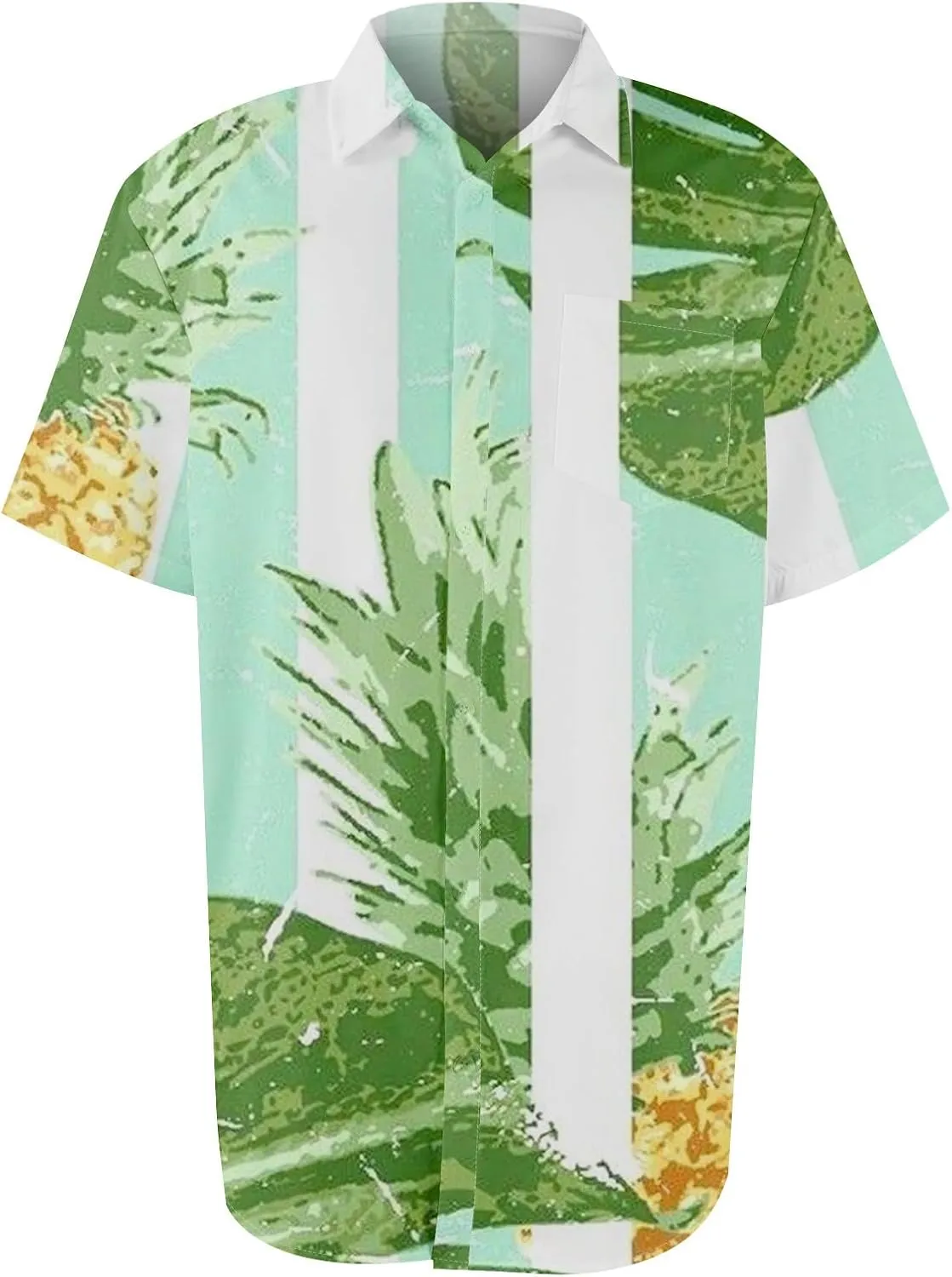 Mens Hawaiian Shirts Short Sleeve Button Down Floral Shirt Casual Summer Beach Vacation Shirts with Pocket 2025