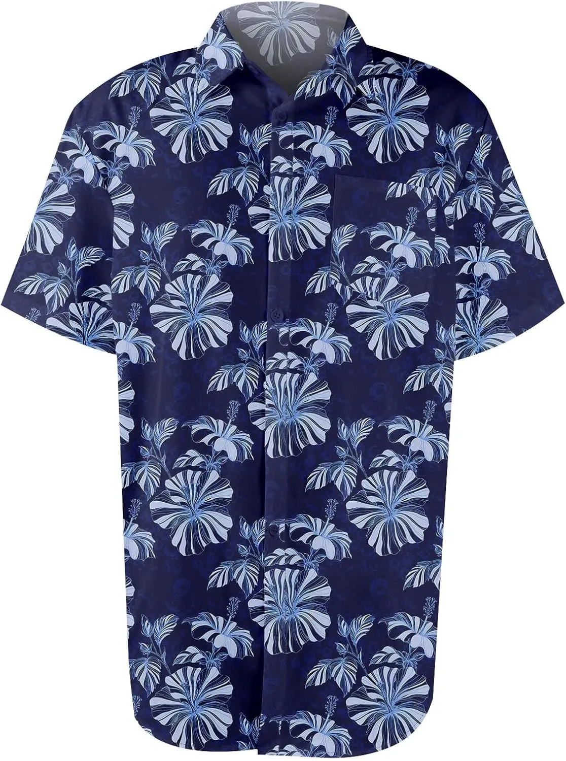 Mens Hawaiian Shirts Short Sleeve Button Down Floral Shirt Casual Summer Beach Vacation Shirts with Pocket 2025