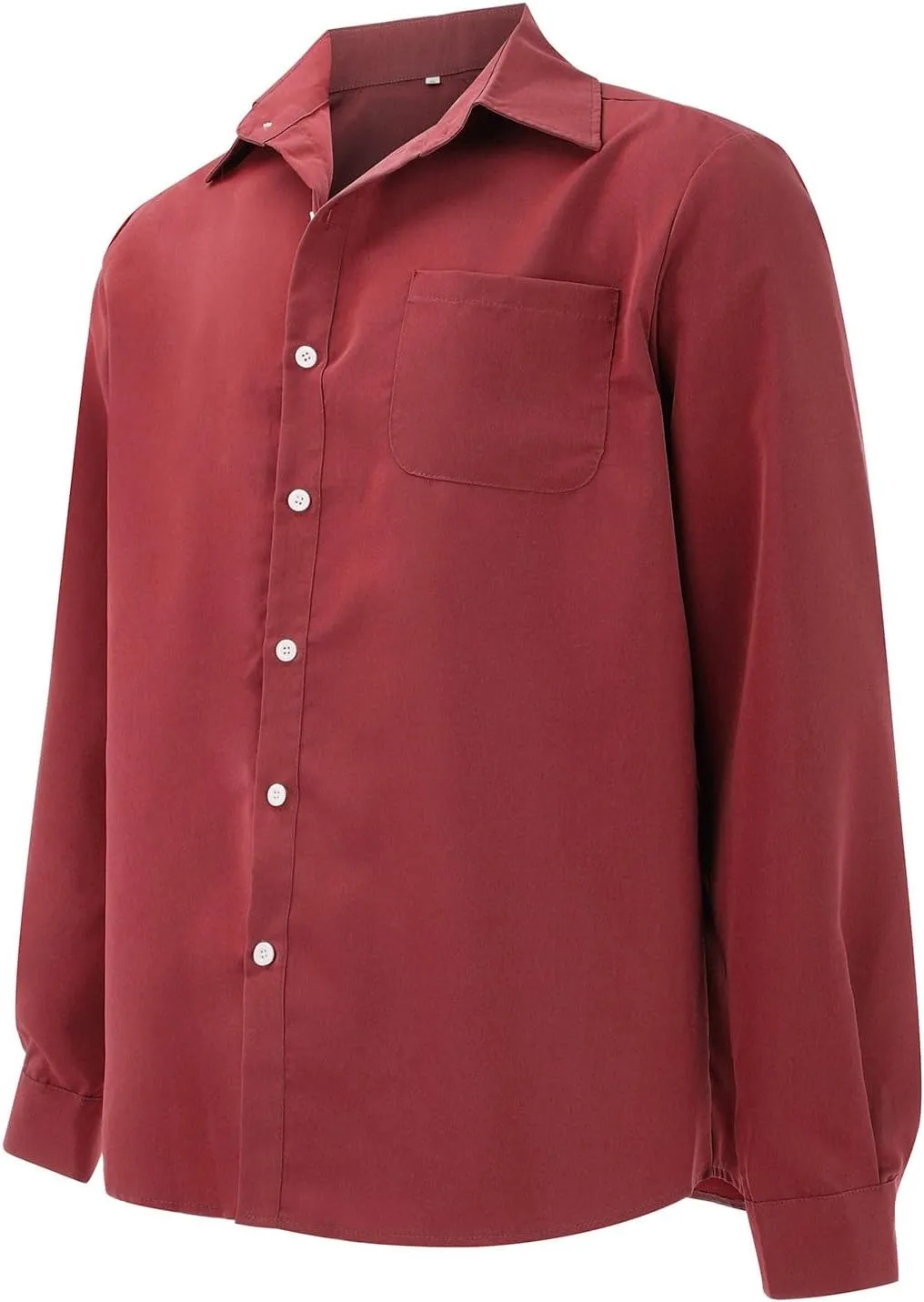 Men's Hiking Fishing Shirts Tactical Cargo Shirt Travel Work Long Sleeve Shirts for Men Quick Dry Chambray Tops