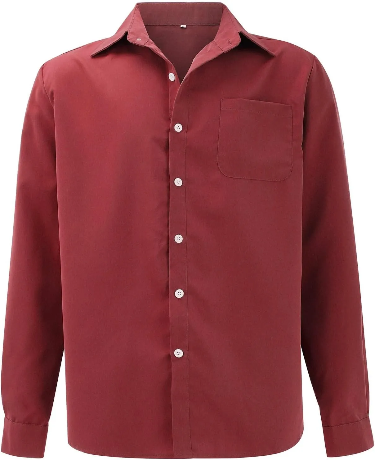 Men's Hiking Fishing Shirts Tactical Cargo Shirt Travel Work Long Sleeve Shirts for Men Quick Dry Chambray Tops