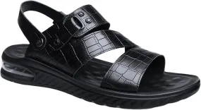 Mens Leather Sandals Outdoor Hiking Sandals Sport Beach Fisherman Sandals Shoes Water Sandals Mens Slippers Outdoor Slipper