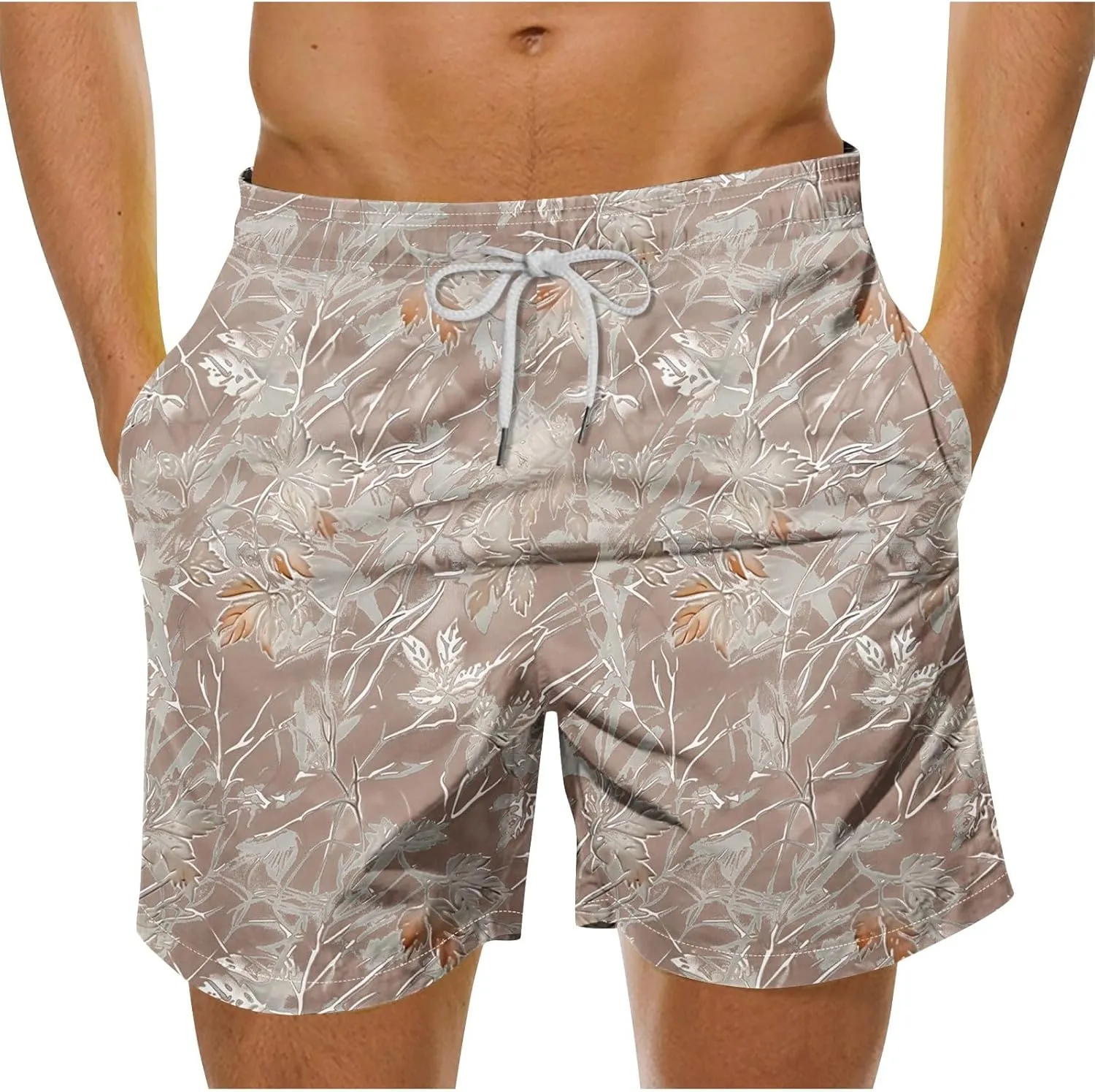 Men's Linen Shorts Shorts Drawstring Waist Athletic Shorts Summer Quick Dry Beach Gym Workout Running Casual Shorts