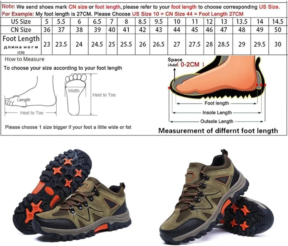 Men's Outdoor Lightweight Breathable Orthopedic Hiking Shoes,Orthopedic Hiking Shoes,Comfortable Trekking Work Shoe for All Seasons