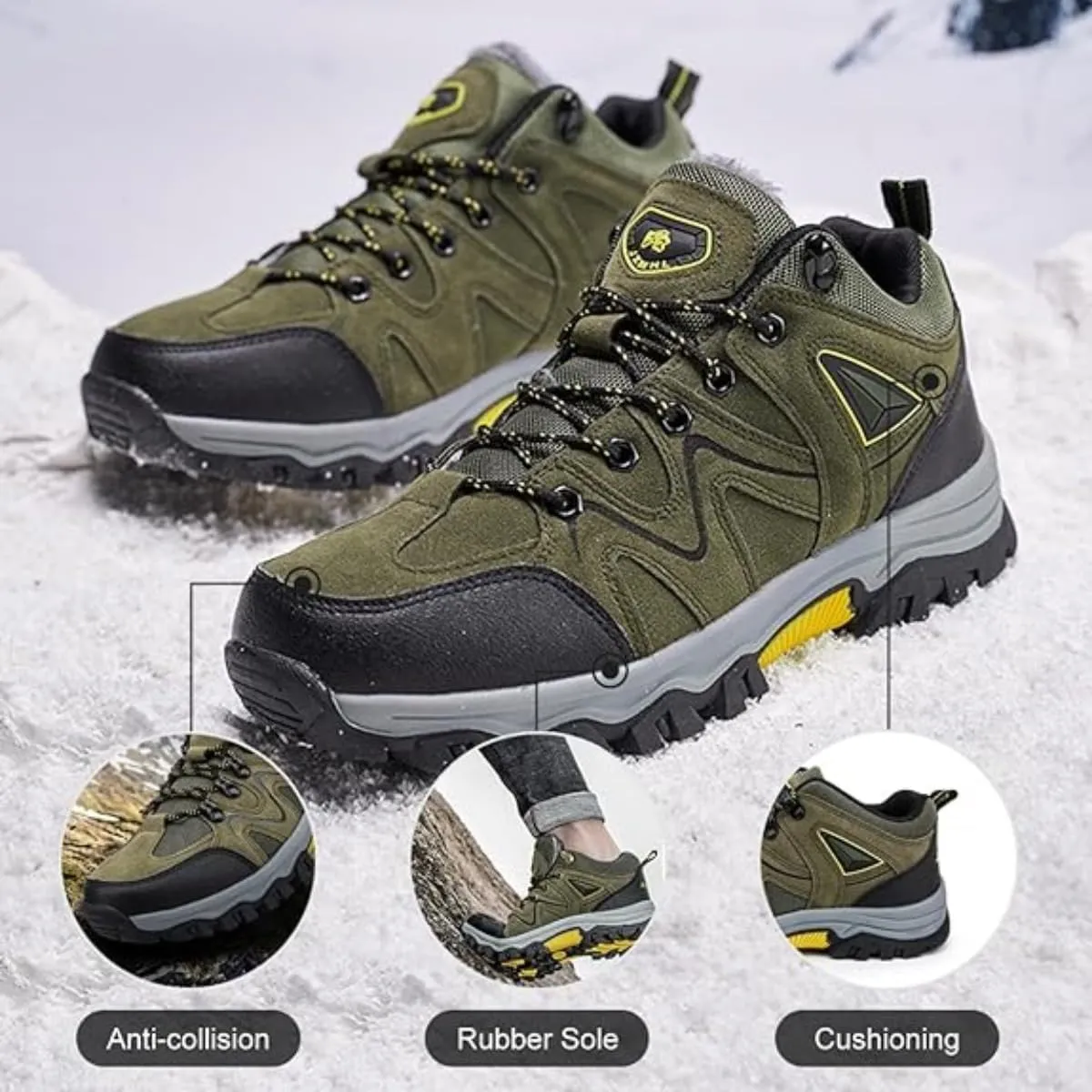Men's Outdoor Lightweight Breathable Orthopedic Hiking Shoes,Orthopedic Hiking Shoes,Comfortable Trekking Work Shoe for All Seasons