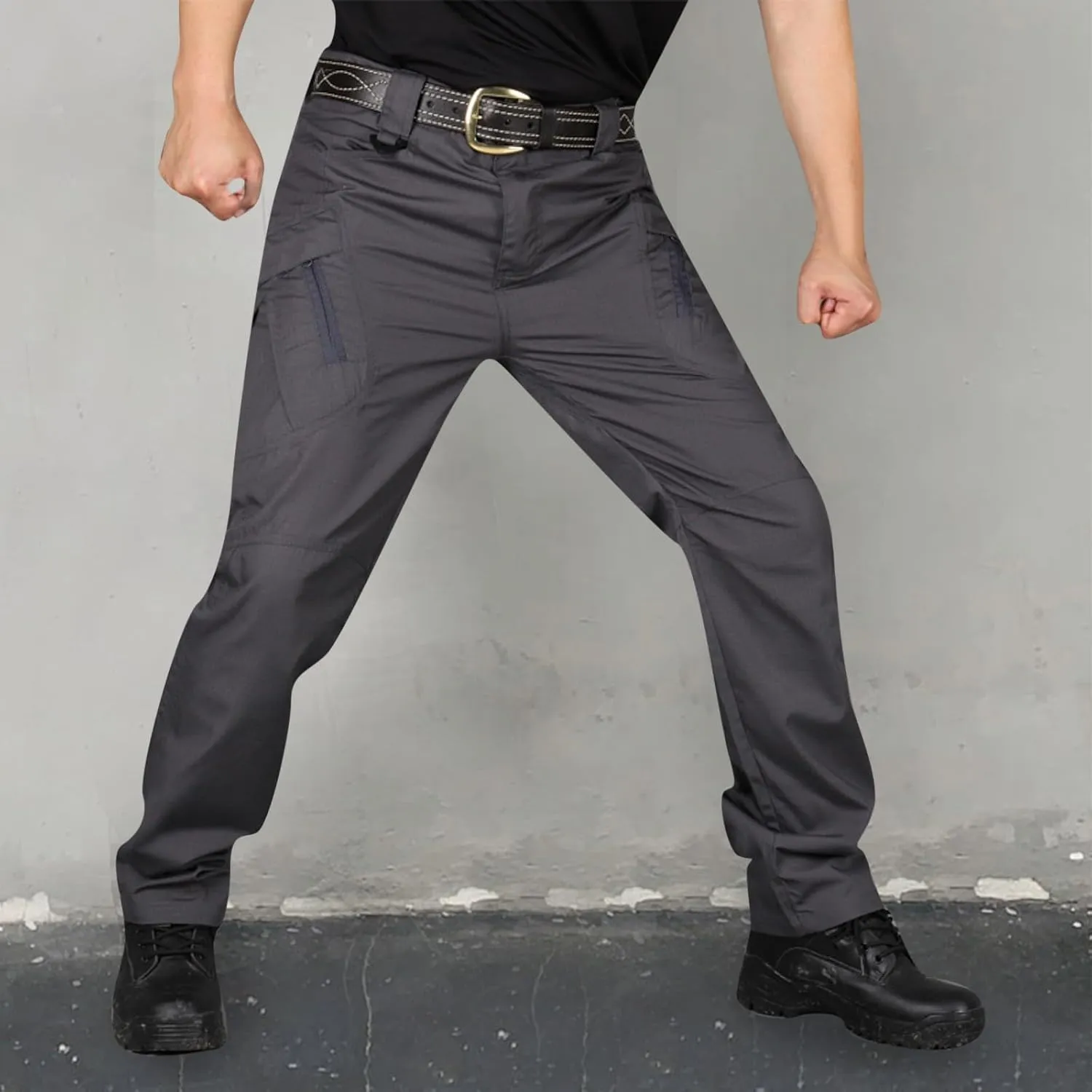 Men's Outdoor Tactical Pants Lightweight Waterproof Military Combat Cargo Work Hiking Pants Cargo Hiking Pants Outdoor Pants