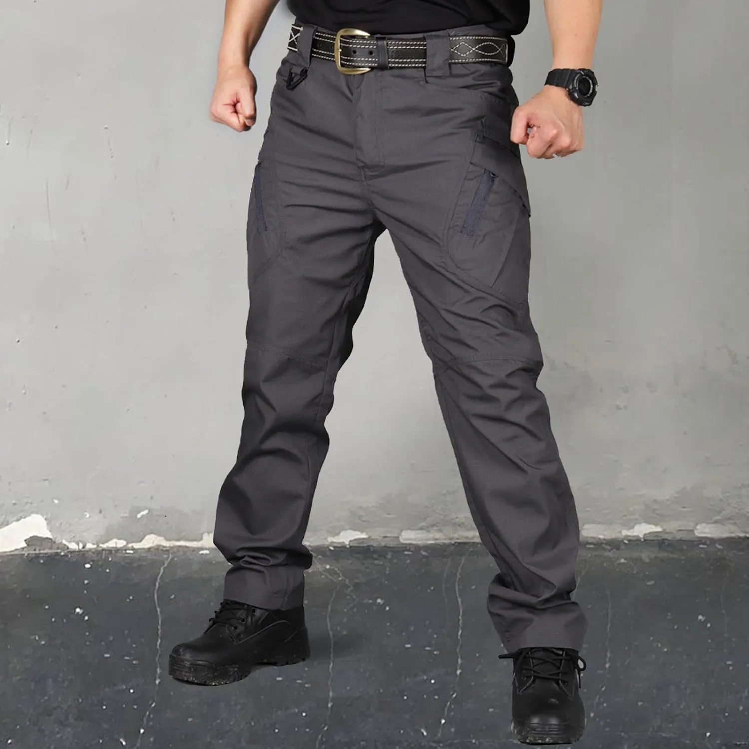 Men's Outdoor Tactical Pants Lightweight Waterproof Military Combat Cargo Work Hiking Pants Cargo Hiking Pants Outdoor Pants