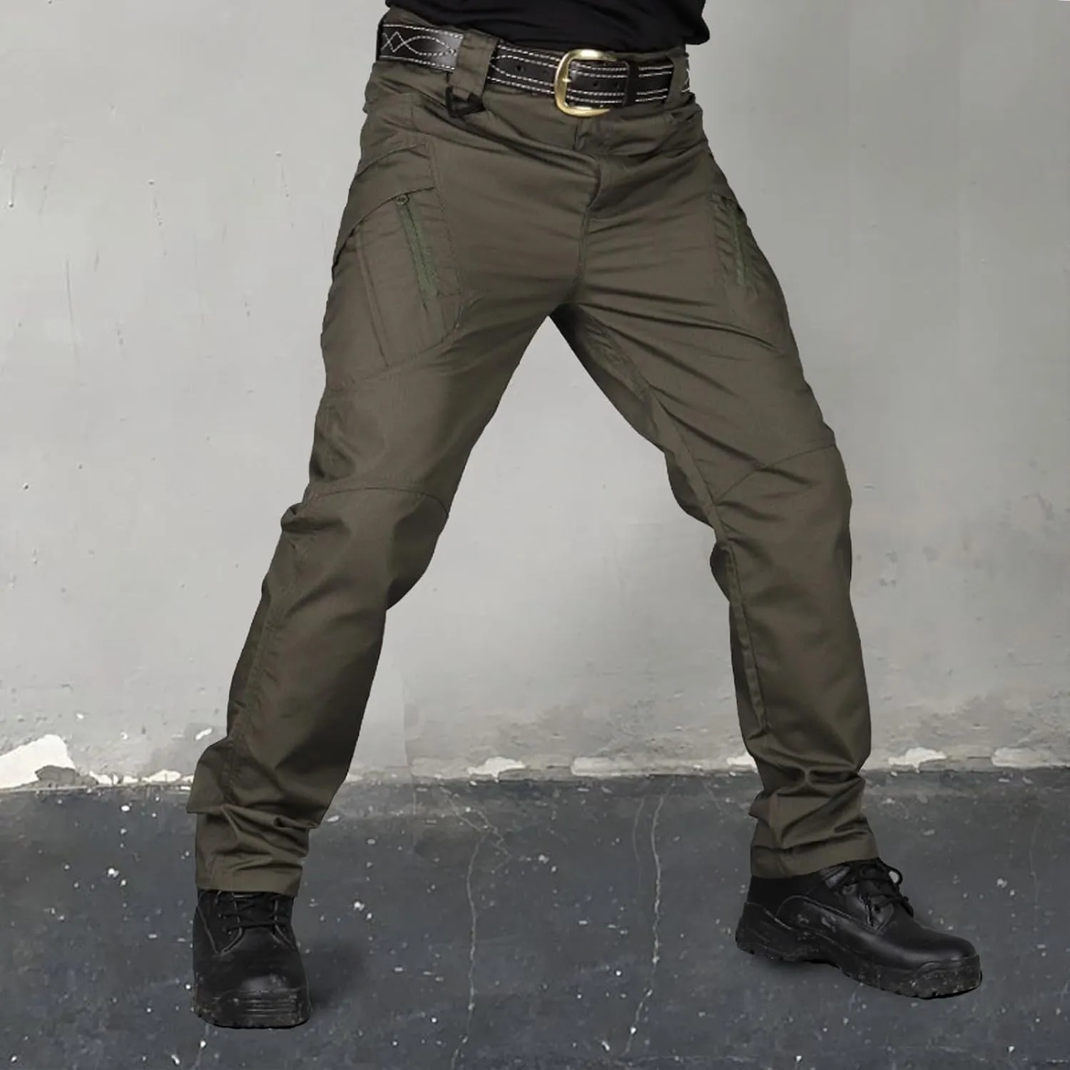 Men's Outdoor Tactical Pants Lightweight Waterproof Military Combat Cargo Work Hiking Pants Cargo Hiking Pants Outdoor Pants