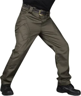 Men's Outdoor Tactical Pants Lightweight Waterproof Military Combat Cargo Work Hiking Pants Cargo Hiking Pants Outdoor Pants