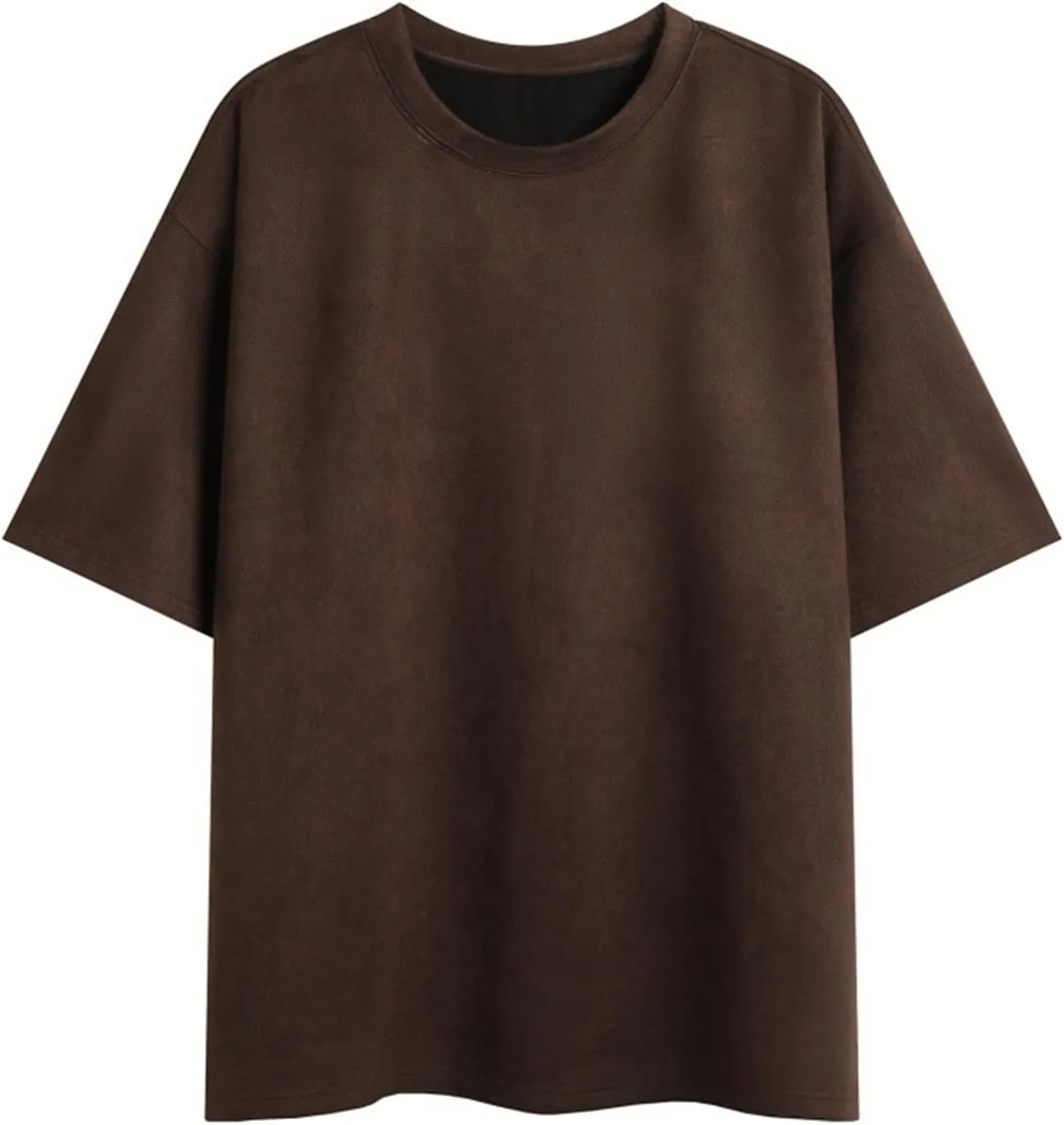 Men's Oversized T-Shirts Heavy Weight Crewneck Short Sleeve Tee Tops Summer Casual Acid Washed Cotton Shirts
