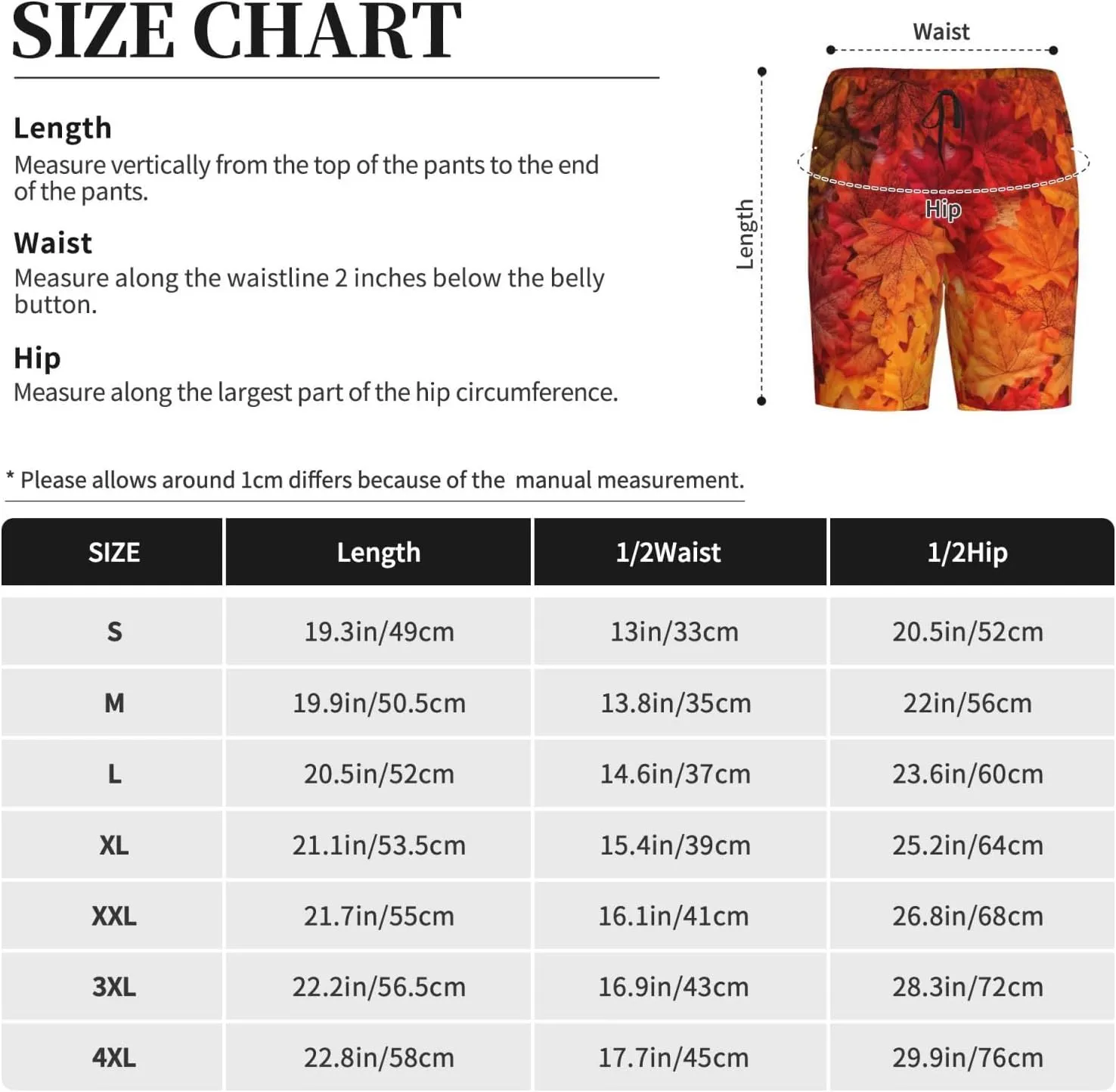 mens pajama pants - Autumn Leaf Comfy Sleep Shorts Mens Pajama shorts, mens lounge shorts pj pants