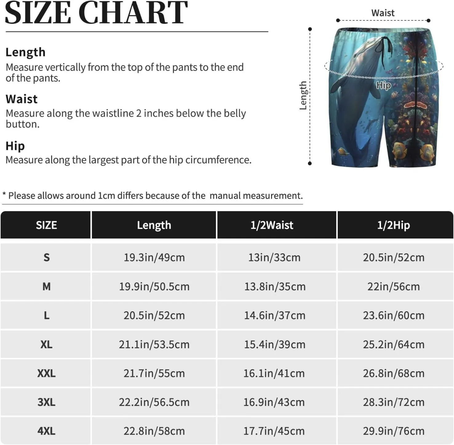 mens pajama pants - Underwater Dolphin Comfy Sleep Shorts Mens Pajama shorts, mens lounge shorts pj pants