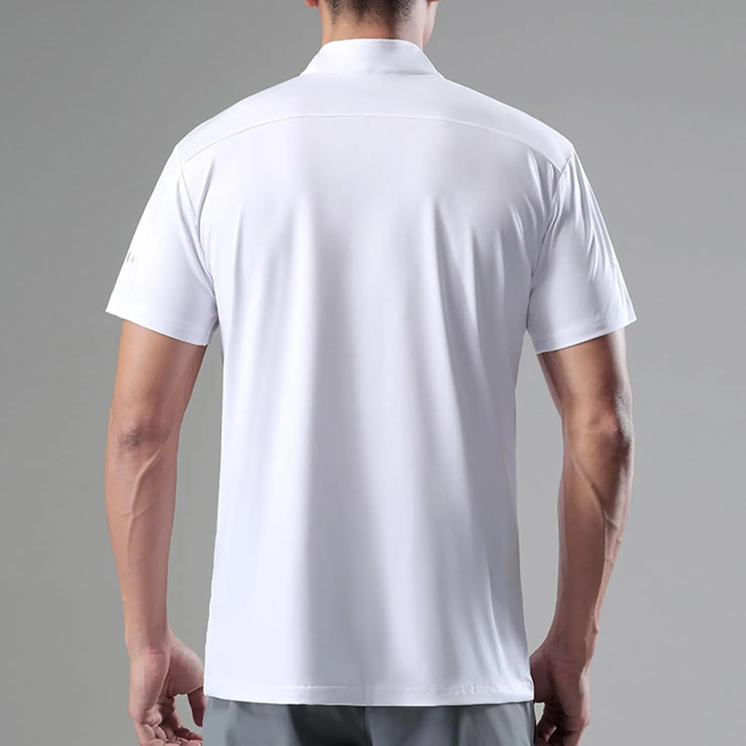 Mens Running Shirt UV Protection UPF 50  Long Sleeve Sun Shirts Lightweight 1/4 Zip Quick Dry Athletic Workout Shirts