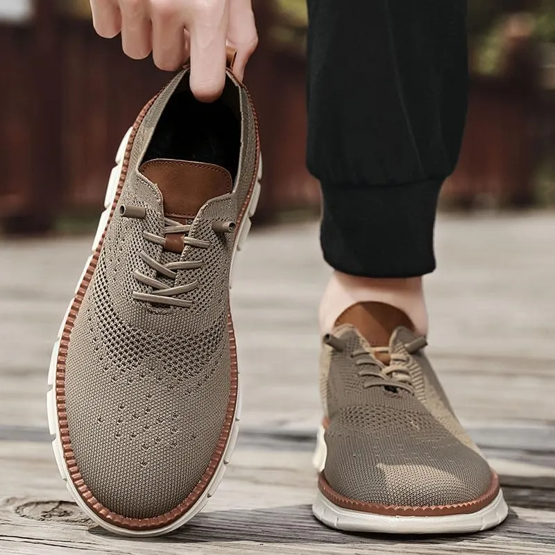 Mens Shoes Casual Sneakers,Mesh Dress Shoes for Men,Mens Wearbreeze Shoes,Breeze Shoes for Men,Loafers Slip On Shoes,Comfortable Lightweight Fashion Walking Business Lace-Up Oxford Shoes for Men
