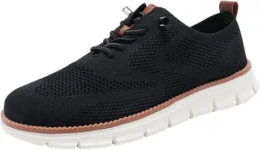 Mens Shoes Casual Sneakers,Mesh Dress Shoes for Men,Mens Wearbreeze Shoes,Breeze Shoes for Men,Loafers Slip On Shoes,Comfortable Lightweight Fashion Walking Business Lace-Up Oxford Shoes for Men