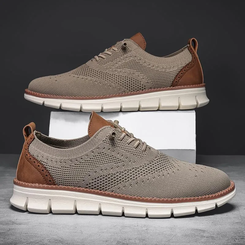 Mens Shoes Casual Sneakers,Mesh Dress Shoes for Men,Mens Wearbreeze Shoes,Breeze Shoes for Men,Loafers Slip On Shoes,Comfortable Lightweight Fashion Walking Business Lace-Up Oxford Shoes for Men