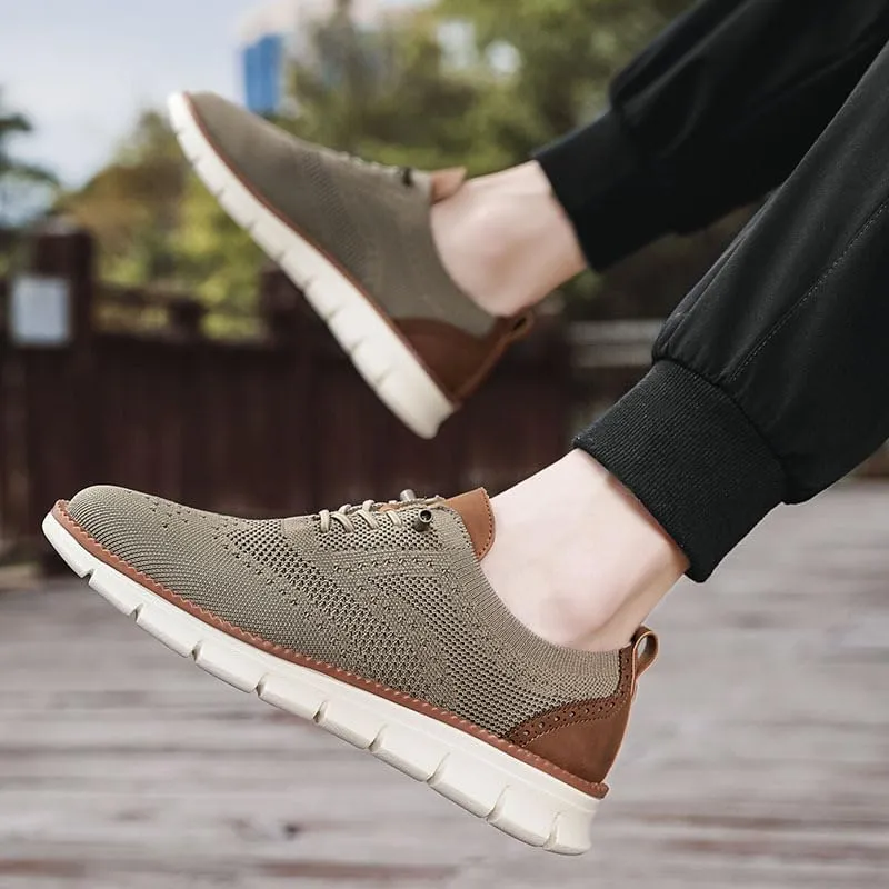 Mens Shoes Casual Sneakers,Mesh Dress Shoes for Men,Mens Wearbreeze Shoes,Breeze Shoes for Men,Loafers Slip On Shoes,Comfortable Lightweight Fashion Walking Business Lace-Up Oxford Shoes for Men